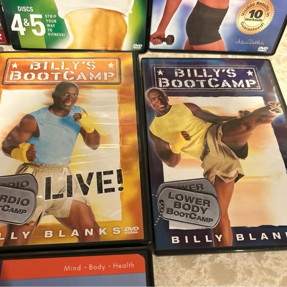 Mix Lot Of 7 Exercise Workout DVDs Yoga/Boot Camp/Dance&Hip Hop - Picture 6 of 10